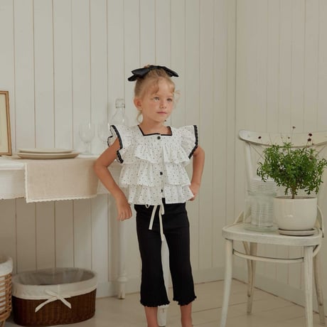 melikey/90. dot kangkang sleeveless blouse JS-JM