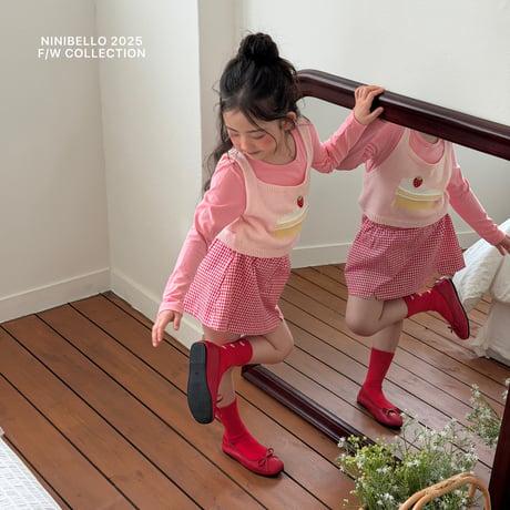 ninibello/61. check skirt 2XL