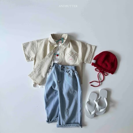 andbutter/55. Button Denim Pants S-XL