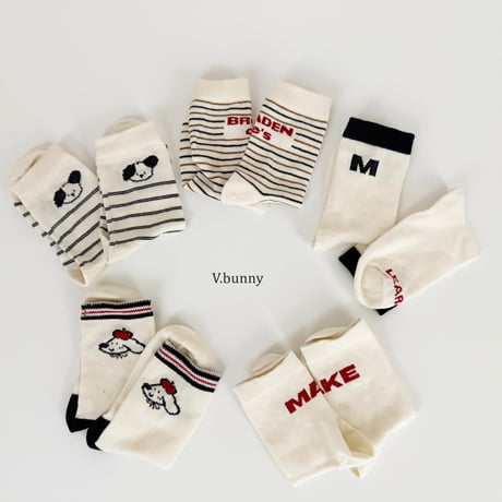 vbunny/35. Roden socks set M(130-150)-XL(180-210)