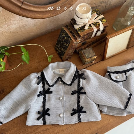 marron/56. amelia set ( jacket ) skirt XS-L