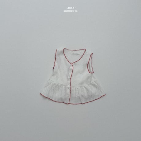 lindo/52. hey fril vest XS-XL
