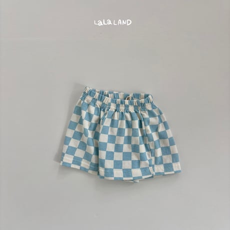lalaland/49. checker board half pants 6M-18M
