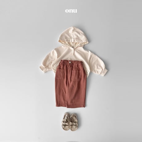 onu/43. pocket hood man-to-man XS-XL