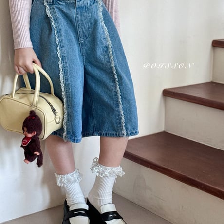 poisson/14. lace bermuda pants JS-JM