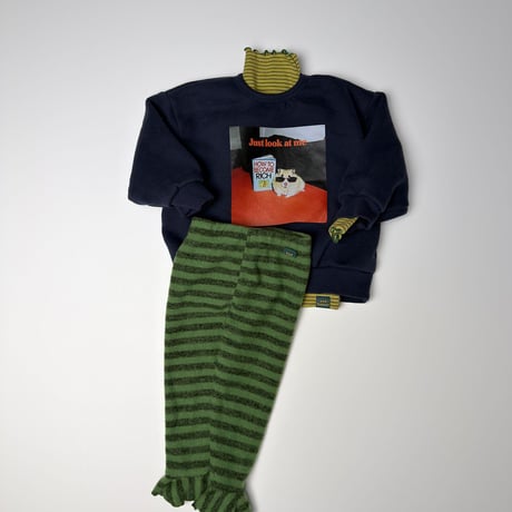 andbutter/15. Wavy Stripe Turtleneck  JS-JM