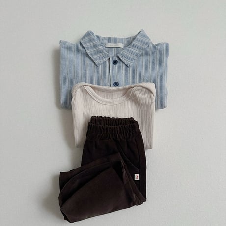 minirobe/37. Woody Stripe Shirt S-XL