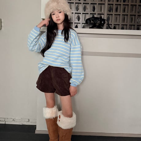 comma/38. line short pants 140-150