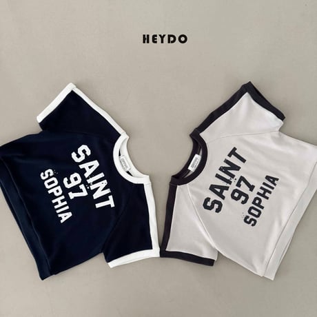 heydo/27. saint two color T-shirt S-XL