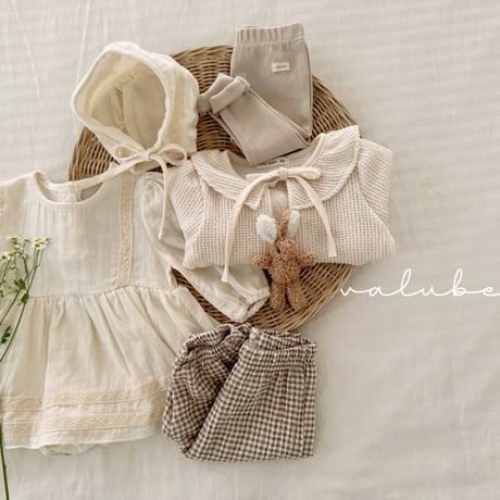 valubebe/88. pin tuck suit one-piece 6M-18M