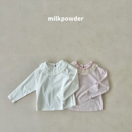 milkpowder/22. collar T-shirt 13-15