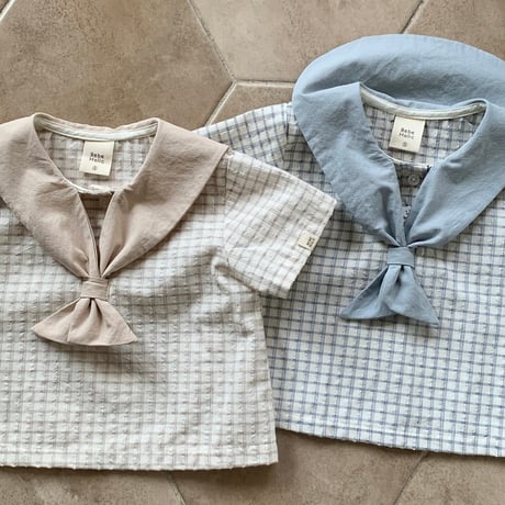 bebeholic/35. sailer marine blouse S(3-6M)-L(12-18M)