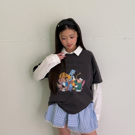 ellymolly/126. happy crew box T-shirt 13-19
