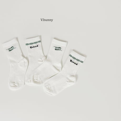 vbunny/12. lacket socks set M(130-150)-XL(180-210)