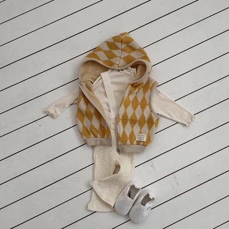bebeholic/44. dia vest hood S(6-12M)-M(12-18M)