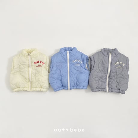 oottbebe/58. day quilting vest XS(1-2Y)-XL(6-7Y)