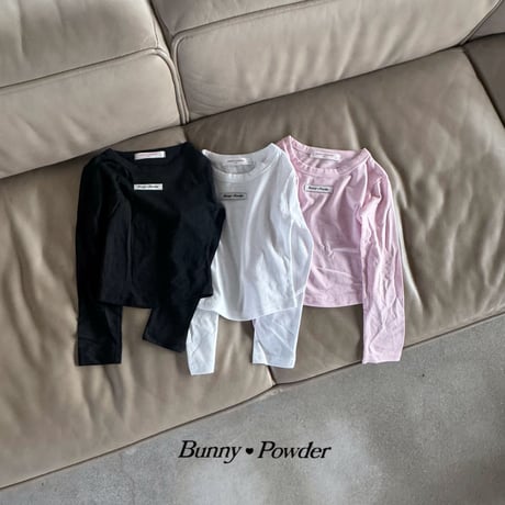 bunnypowder/1. pure T-shirt S-XL
