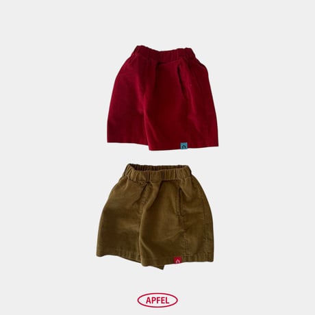 apfel/9. Molly corduroy shorts  S-XL