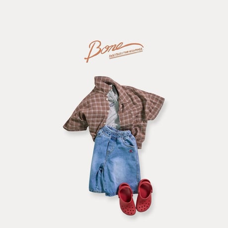 boneoune/85. retro check shirt JS-JL