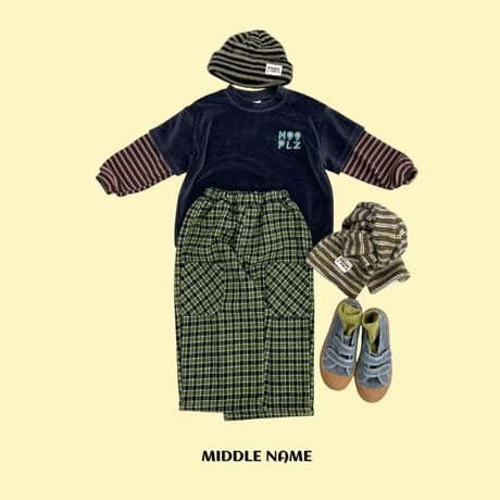 middlename/40. check pocket pants JS-JM