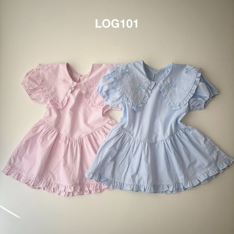 log101/95. ribbon fril one-piece JS-JM