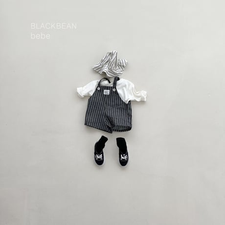 blackbean/22. overalls set S-M