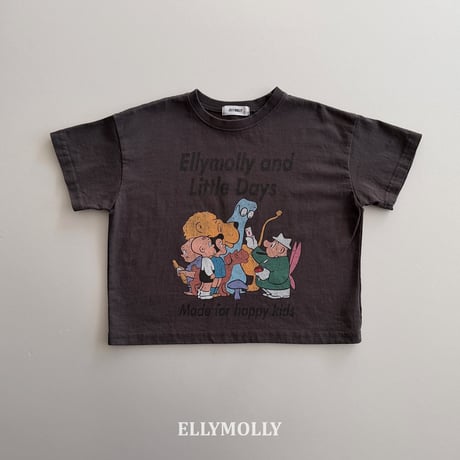 ellymolly/55. happy crew box T-shirt 5-11