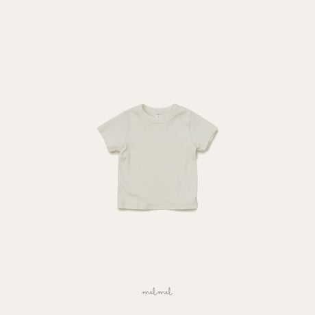 melmel/27. Ribbed Half T XXS-XL