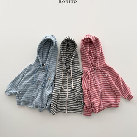 bonito/60. hit hood zipup JS-JM