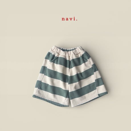 navi/10. square bermuda pants 2XL-JL