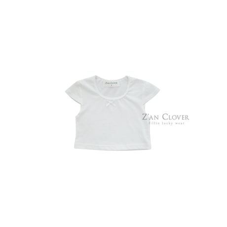 zanclover/66. plain ribbon T-shirt 13-19