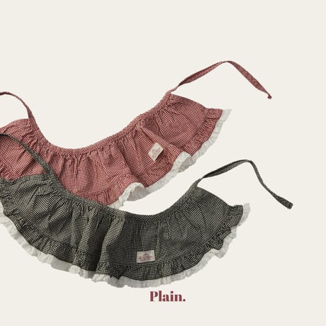 plain/3. check apron FREE