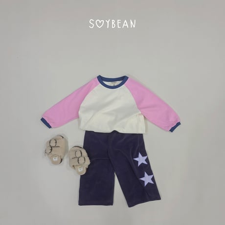 soybean/20. plan ) color raglan T-shirt XS-XL