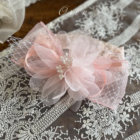 oren/15. roze hairpin ( cream pink hairband FREE