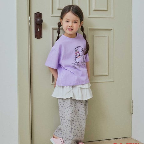 tinyhiker/17. bunny pigment half t T-shirt XS-XL