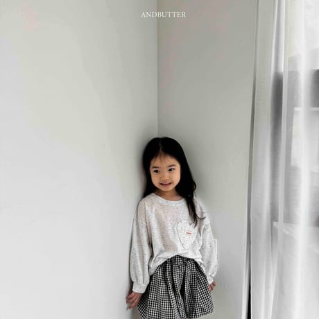 andbutter/39. Heart pocket Tee S-XL