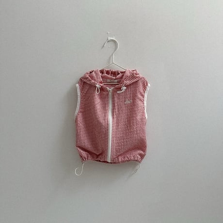 digreen/46. milky hood vest S-2XL