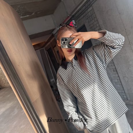 bunnypowder/12. mark collar T-shirt ADULT