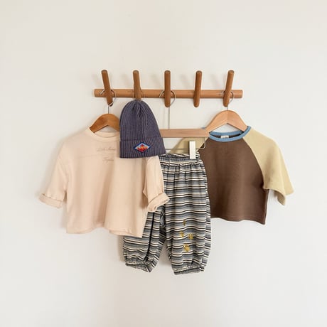 lovin/17. waffle raglan T-shirt 1-11