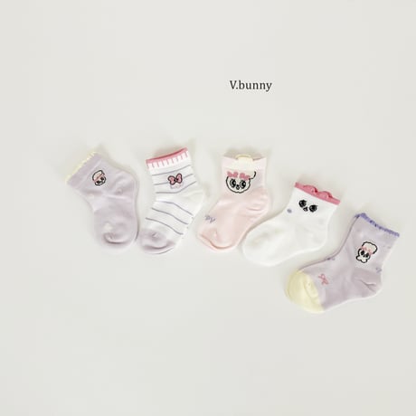 vbunny/10. bunny socks set S(130-150)-L(180-210)