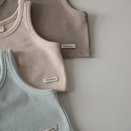thebeige/17. Layered vest XXS-L