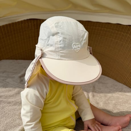 hereiam/30. bunny flap cap FREE(0-5Y)