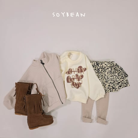 soybean/31. lovely man-to-man XS-XL