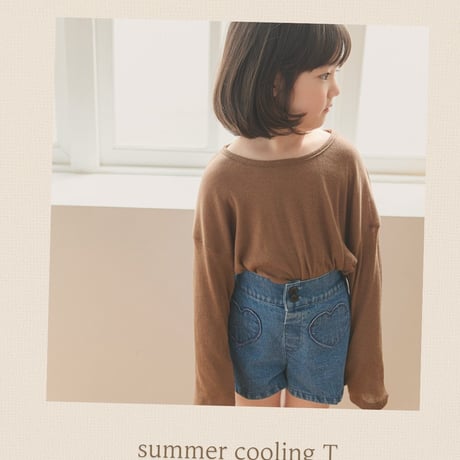 monatelier/15. summer cooling T-shirt S-2XL