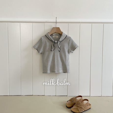 milkbalm/30. 26 sailer half t T-shirt XS-XL