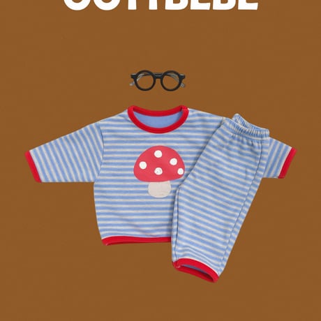 oottbebe/26. fruit updown set XS(0-1Y)-XL(4-5Y)