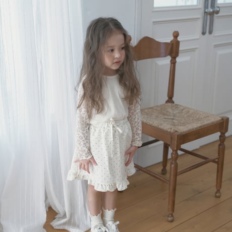 coycoya/12. dot fril skirt S-2XL