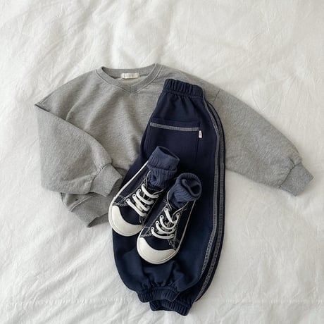 minirobe/17. Contrast Trim Jogger Pants  S-XL