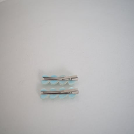 zanclover/50. glossy heart sissor pin FREE(2P_1SET)