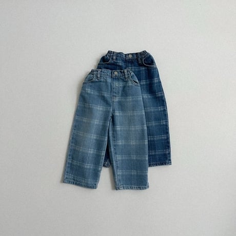 digreen/37. Check denim S-2XL